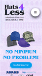 Mobile Screenshot of hats-4-less.com